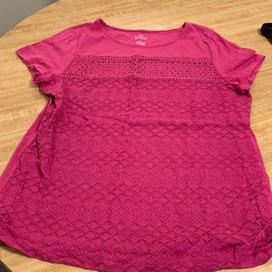 Pink summer tee shirt light weight